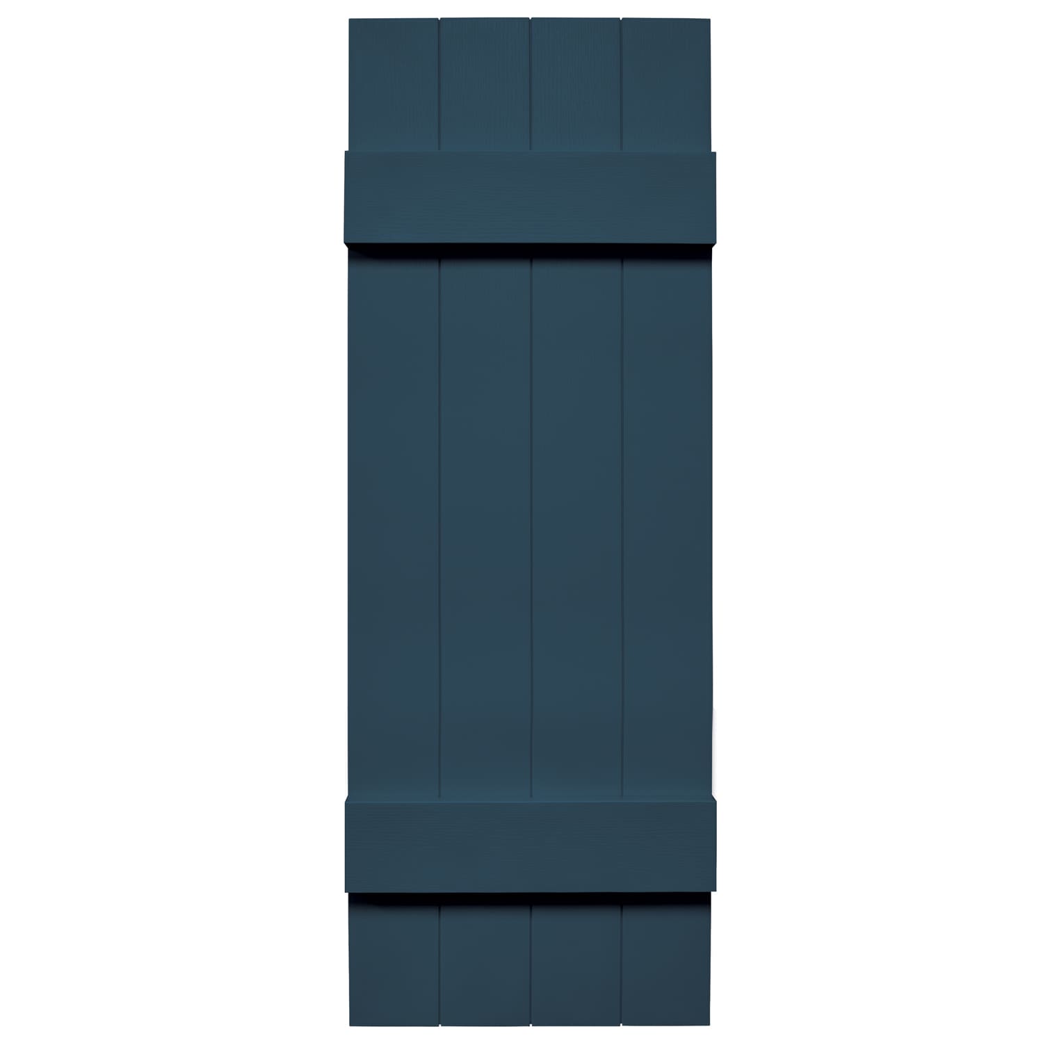 TopShield Joined Board & Batten Shutters 036 Classic Blue 14" x 39", 4 Board