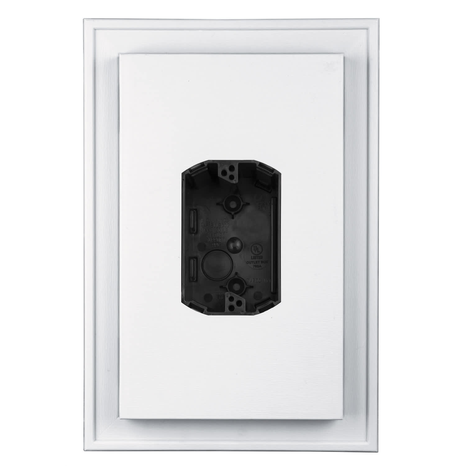 TopShield Jumbo Centered UL Electrical Block 001 White