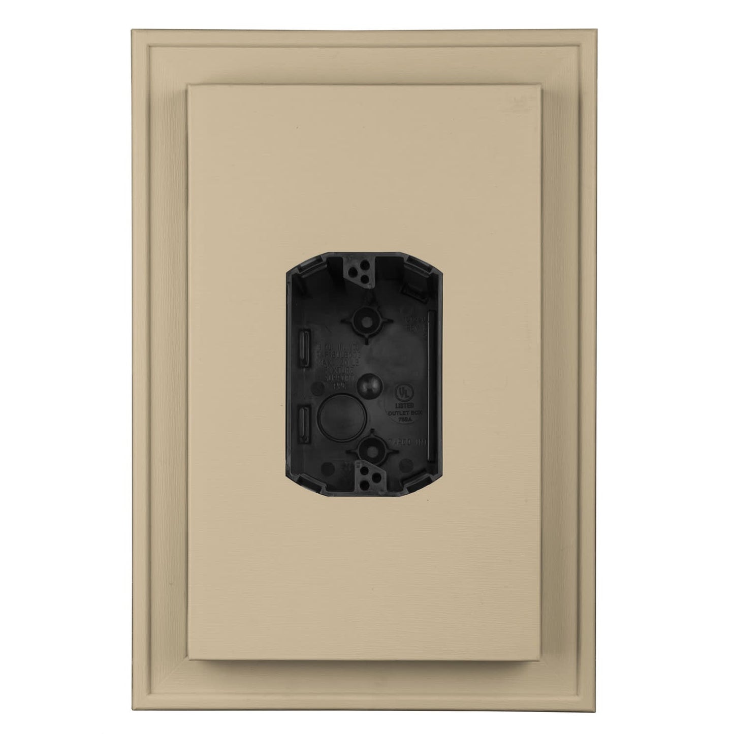 TopShield Jumbo Centered UL Electrical Block 013 Light Almond