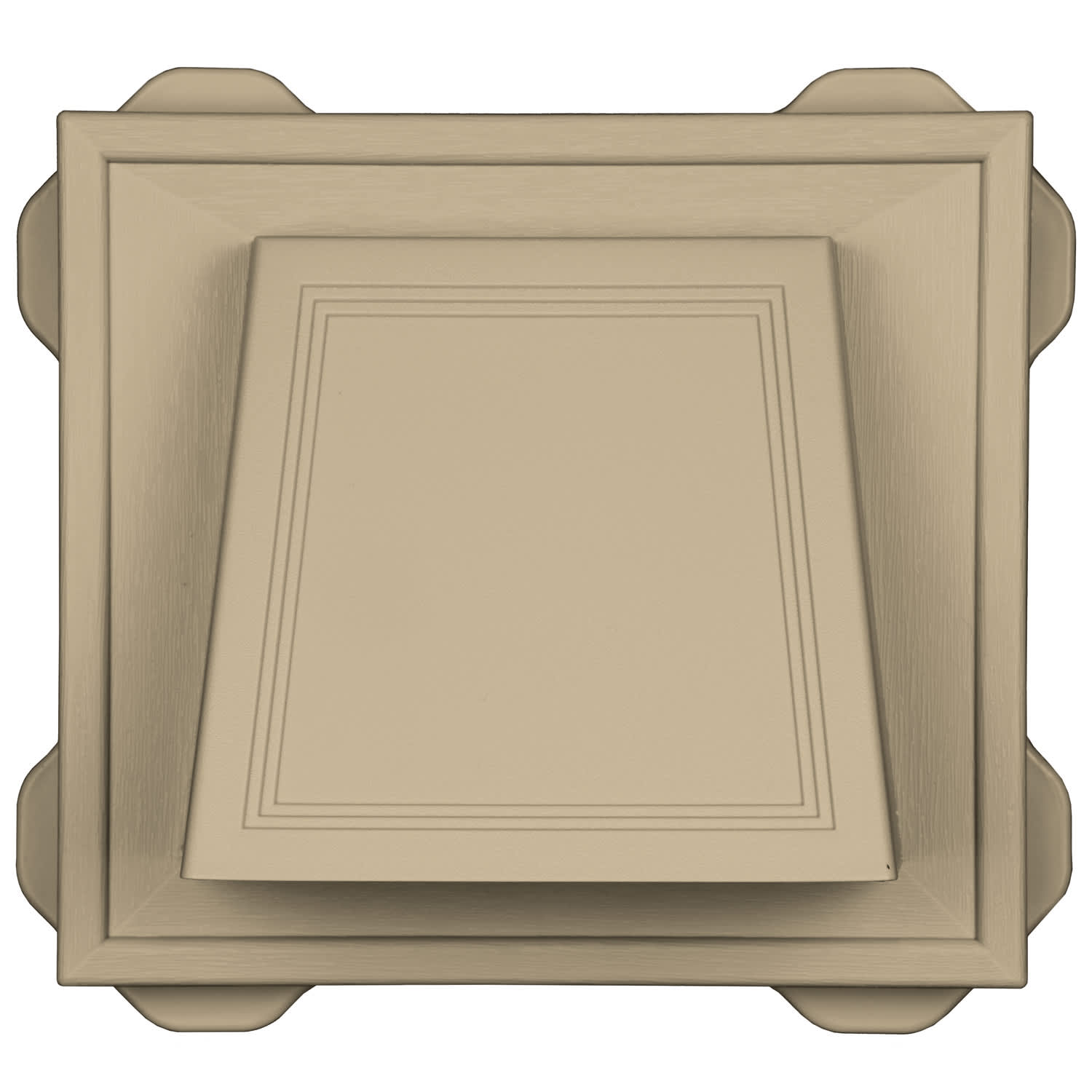 TopShield Insulated Hooded Vent 013 Light Almond 4"