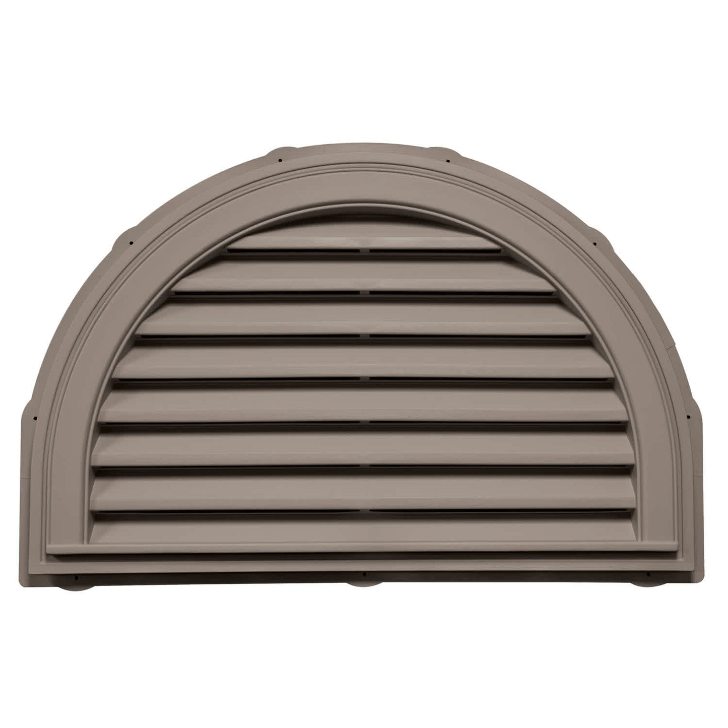 TopShield Half Round Gable Vent 008 Clay