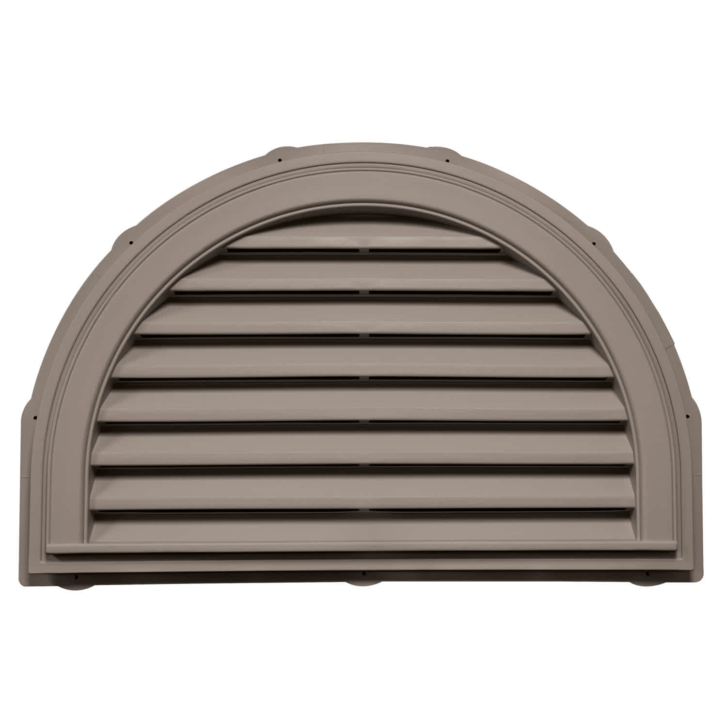 TopShield Half Round Gable Vent 008 Clay