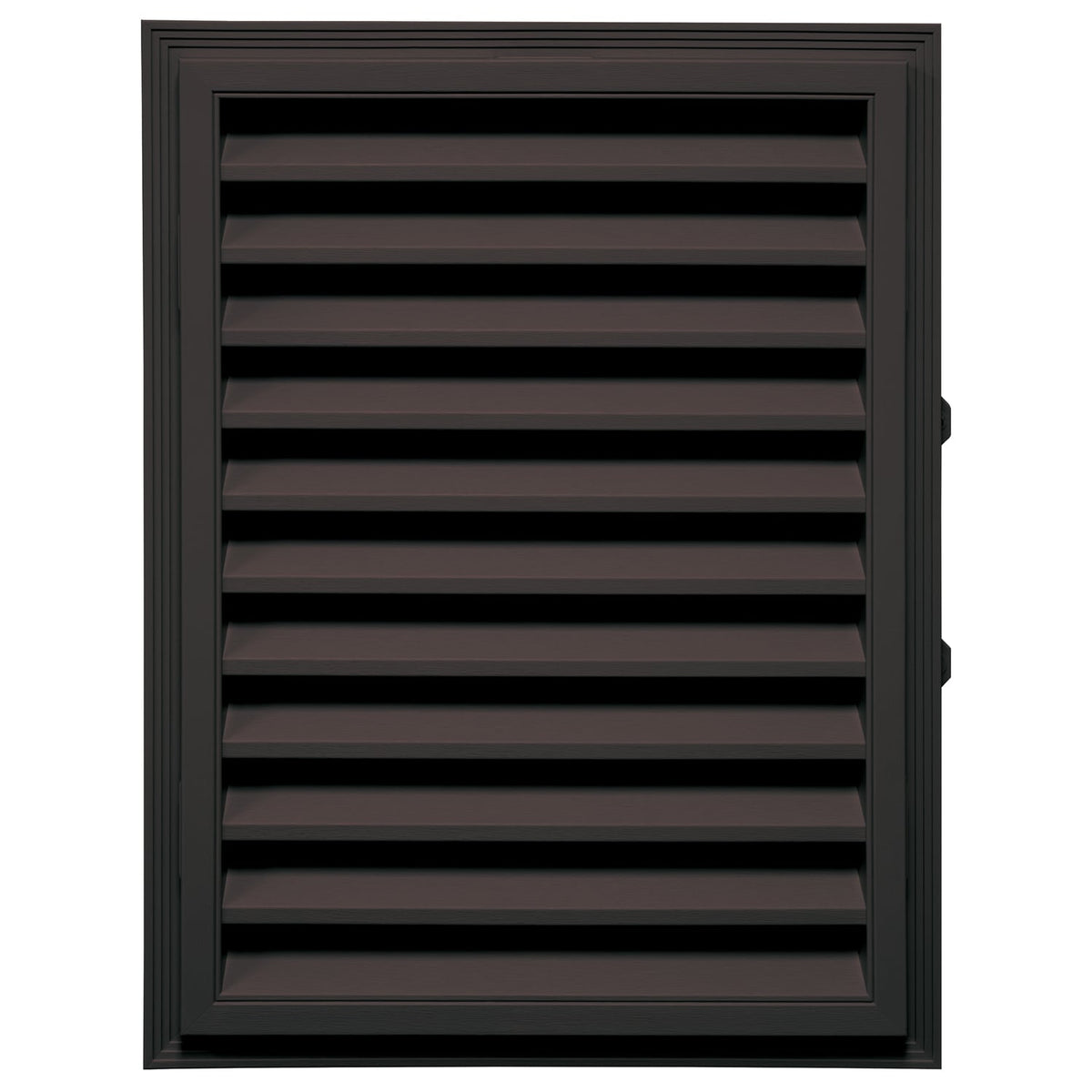 TopShield Classic Rectangle Gable Vent 010 Musket Brown 18" x 24"