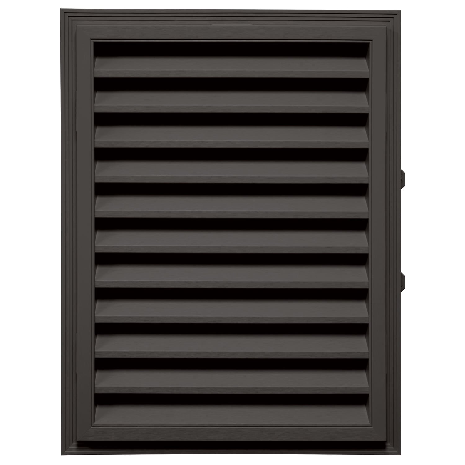 TopShield Classic Rectangle Gable Vent 018 Tuxedo Gray 18" x 24"
