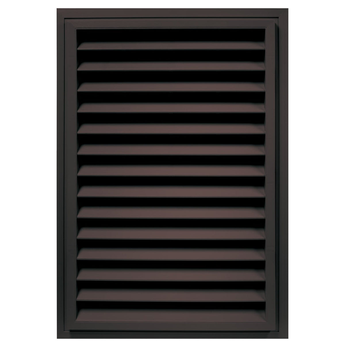 TopShield Classic Rectangle Gable Vent 010 Musket Brown 20" x 30"