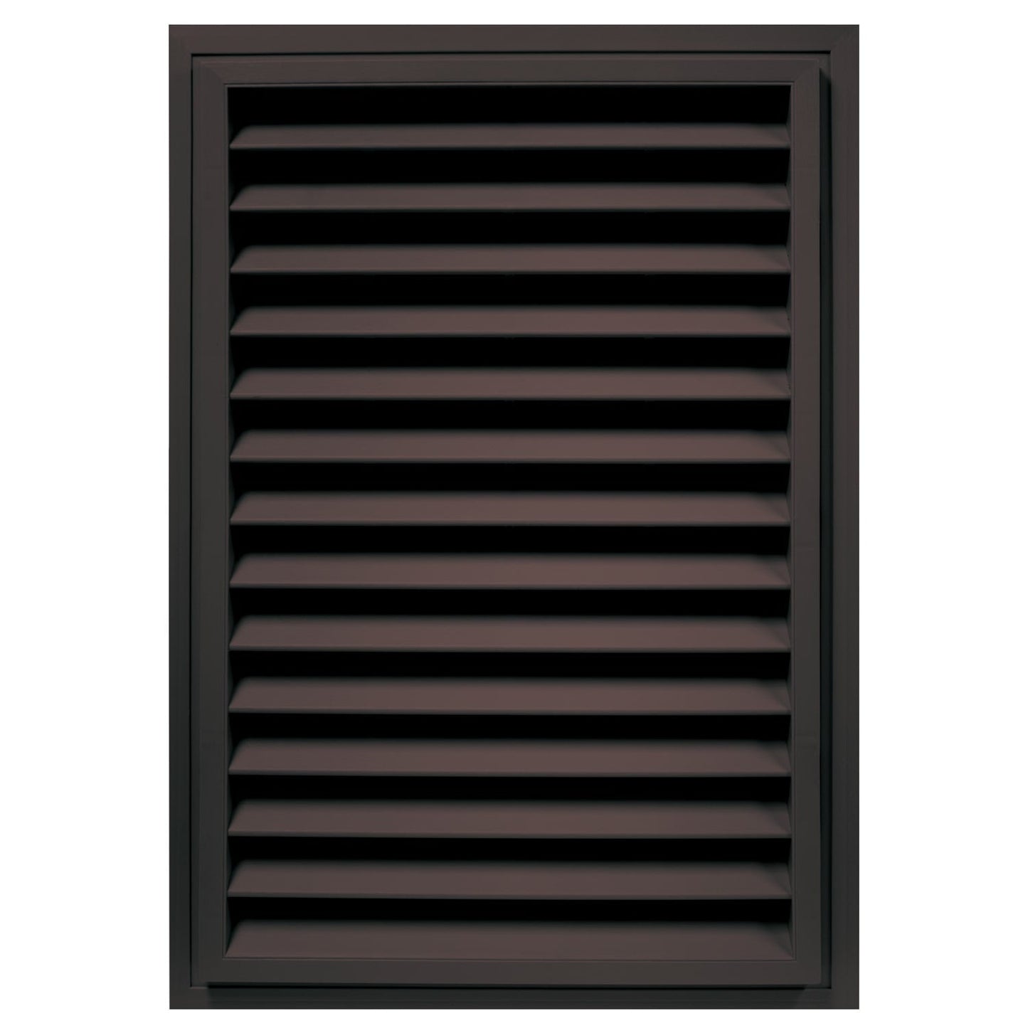 TopShield Classic Rectangle Gable Vent 010 Musket Brown 20" x 30"