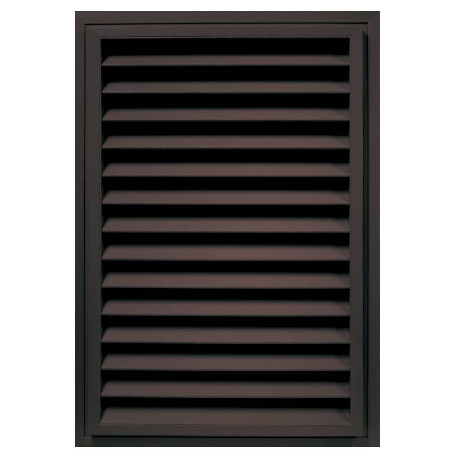 TopShield Classic Rectangle Gable Vent 010 Musket Brown 20" x 30"