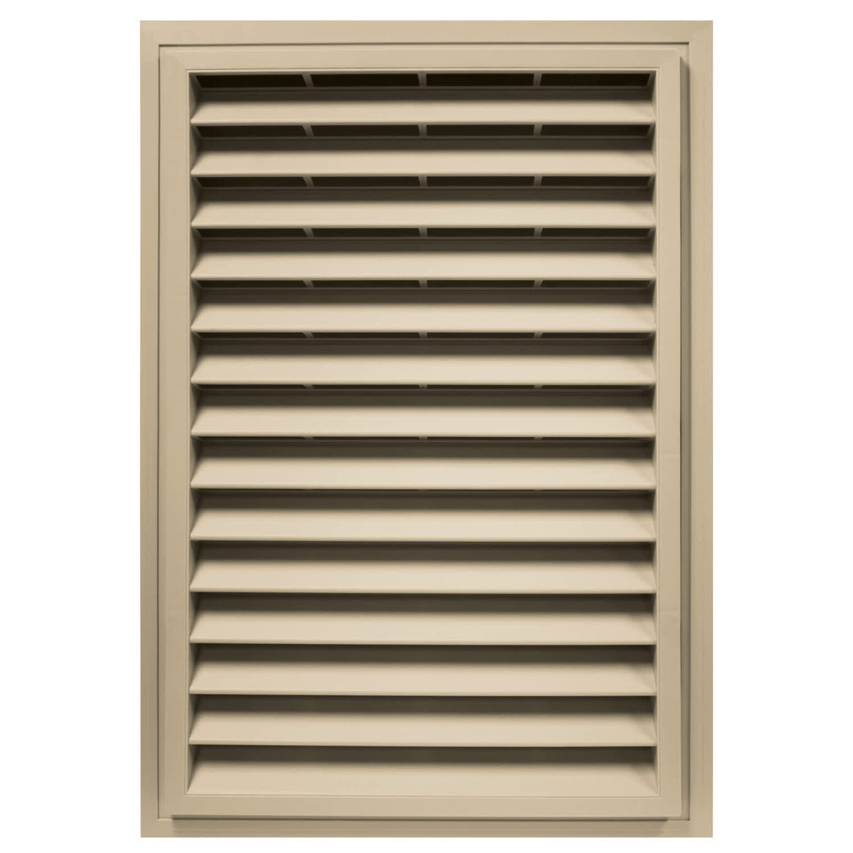 TopShield Classic Rectangle Gable Vent 013 Light Almond 20" x 30"