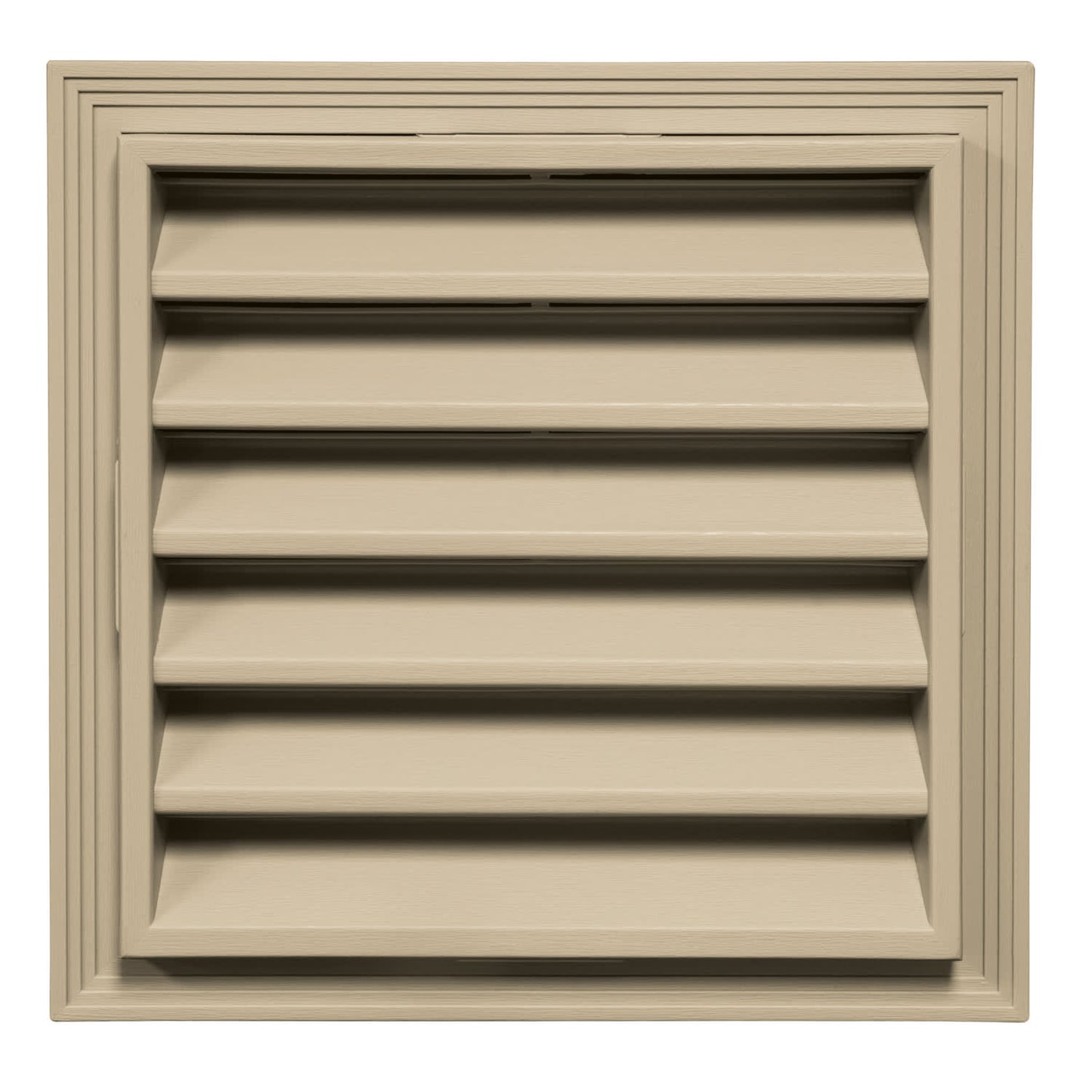 TopShield Vinyl Square Gable Vent 013 Light Almond