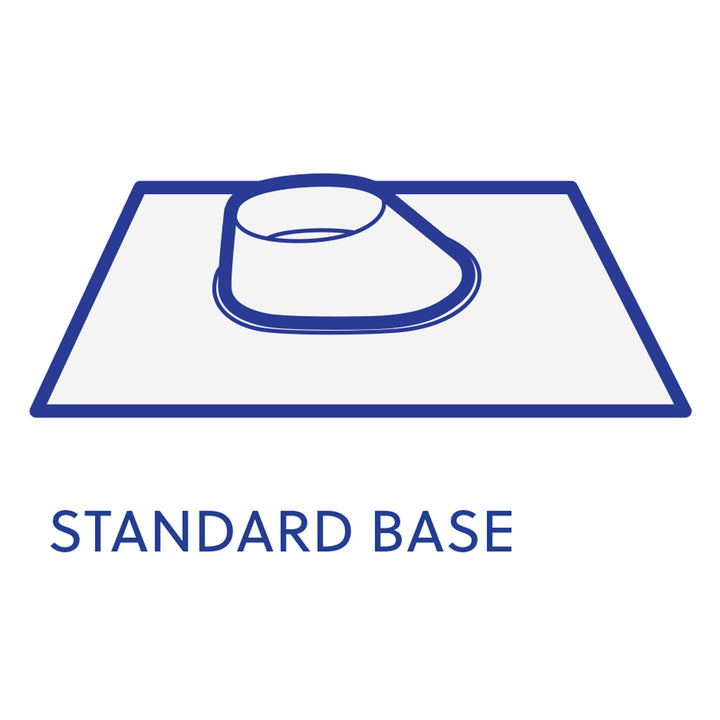 TopShield Galvanized Standard Pipe Flashing 1-1/2" 26 GA