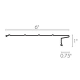 TopShield Aluminum F8 Drip Edge Flashing 507 Mocha 6" .019