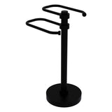 Allied Brass Free Standing Two Arm Guest Towel Holder in Polished Chrome