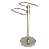 Allied Brass Free Standing Two Arm Guest Towel Holder in Antique Bronze