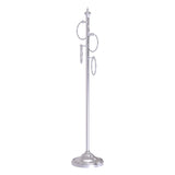Allied Brass Oil-Rubbed Bronze Freestanding 4-Ring Towel Rack, Solid Brass, 49 in Tall