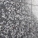 True Terrazzo Domino Gray 16x16 Polished Terrazzo Tile