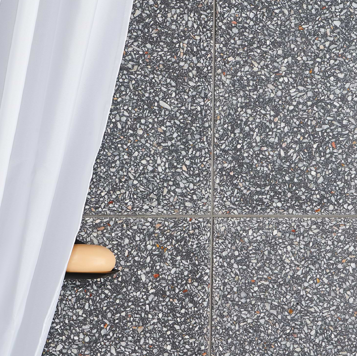 True Terrazzo Purbeck Gray 16x16 Polished Terrazzo Tile
