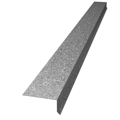Able Sheet Metal Drip Edge Flashing 1 in. x 2-5/12 in., 26 Ga, Brown (14MIAD615B)