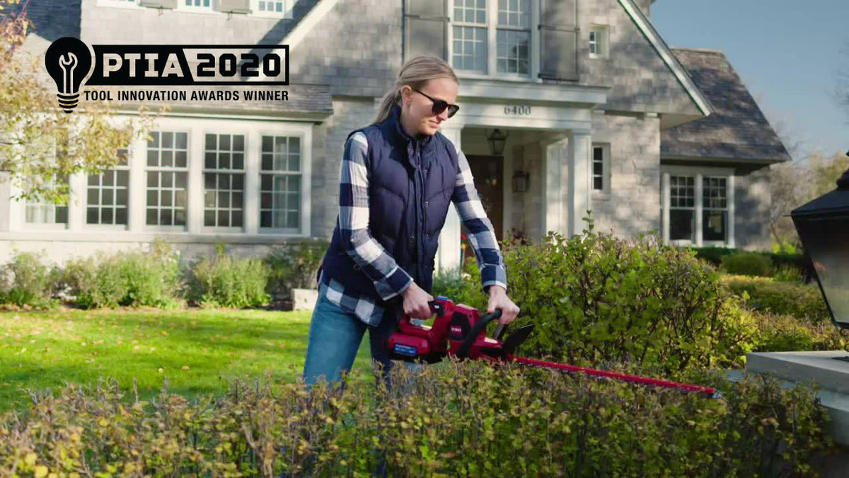 Toro Flex-Force 24 in. 60-Volt Max Lithium-Ion Cordless Hedge Trimmer - 2.5 Ah Battery and Charger Included