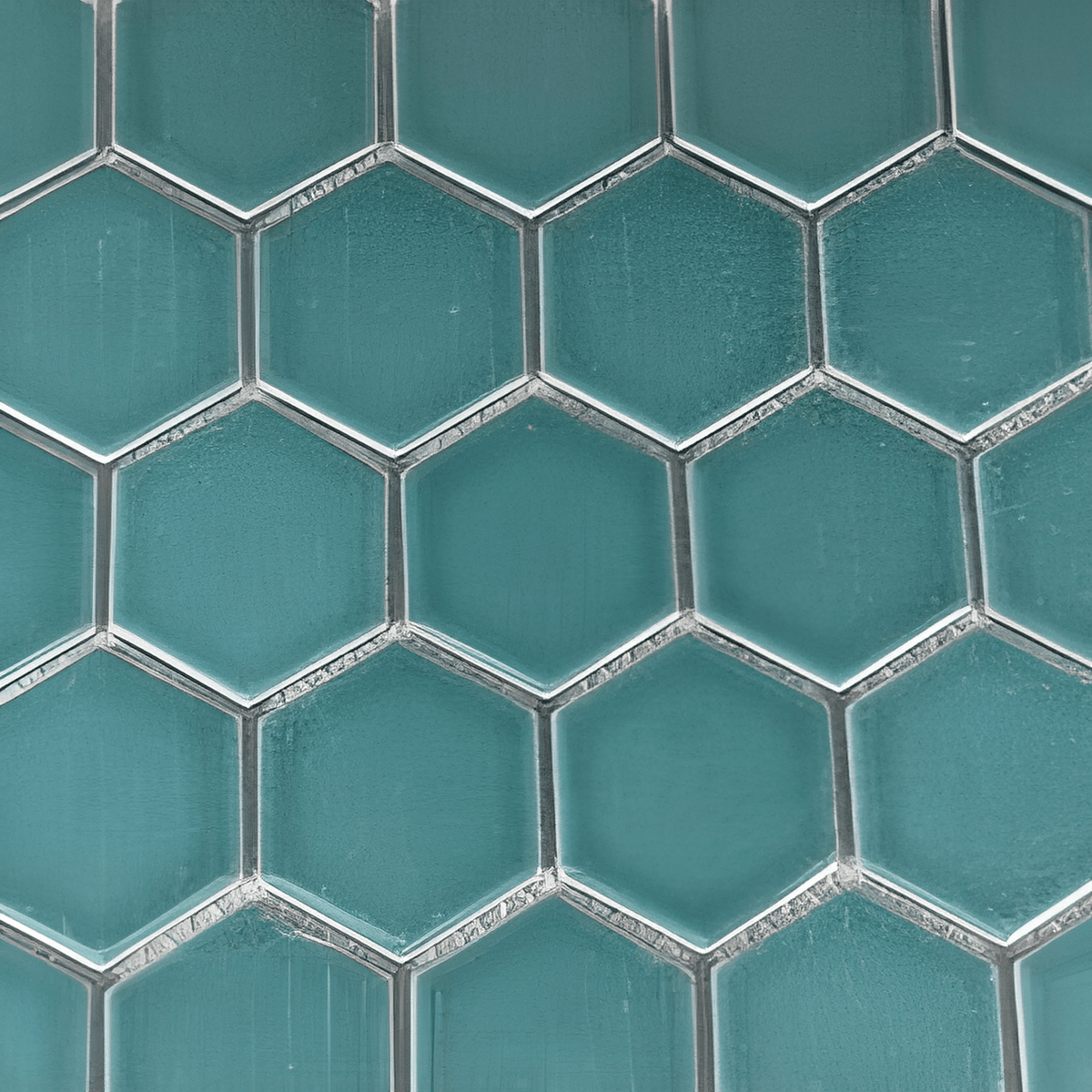 Tribeca 2 in. Hex Glacier Blue 12-5/8 in. x 11-1/8 in. Porcelain Mosaic Floor and Wall Tile (9.96 sq. ft./Case) - Super Arbor