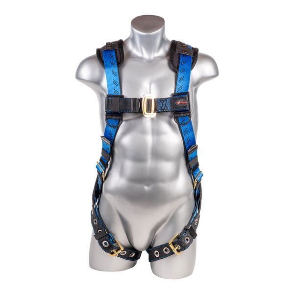 Kapture 5 Point Essential+ Full Body Harness - Dorsal D-Ring - Tongue Buckle Legs - Shoulder Pads - All Sizes
