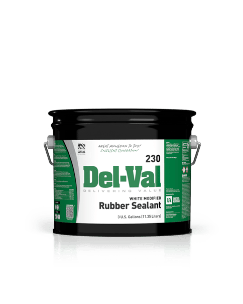 United Asphalt #230 Del-Val Modified Rubber Sealant Black 3 gal