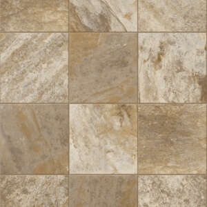 Congoleum ArmorCore Pro UR Valley Path 12-ft W x Cut-to-Length Sandy Brown Stone Look Low-Gloss Finish Sheet Vinyl