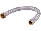 1/2 in. Push-to-Connect x 3/4 in. FIP x 18 in. Braided Stainless Steel Water Heater Connector with Integrated Ball Valve