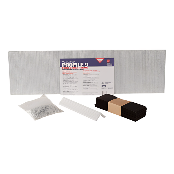 WeatherSide Fiber-Cement Siding Profile - 9" Shingle w/ Striated Surface - 9 in x 32 in (19 Shingles - Approx 33 Sq Ft) image 5