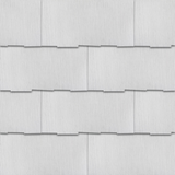 WeatherSide Fiber-Cement Siding - Purity Thatched Shingle w/ Textured Surface - 12 in x 24 in (19 Shingles - Approx 33 Sq Ft)