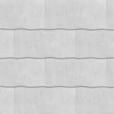 WeatherSide Fiber-Cement Siding - Purity Wavy Shingle w/ Textured Surface - 12 in x 24 in  (18 Shingles - Approx 33 Sq Ft)