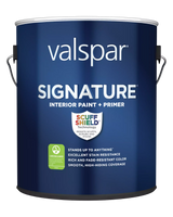 Valspar Signature Interior Eggshell Paint + Primer, Ultra White/Base A, 124-fl oz (1 Gallon)