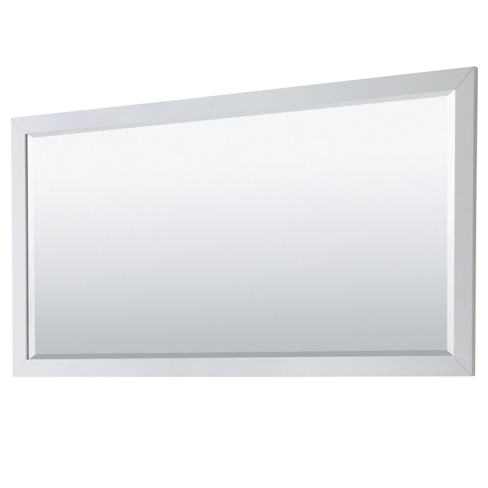 Wyndham Collection Daria 80-in White Double Sink Bathroom Vanity with White Carrara Marble Natural Marble Top (Mirror Included)