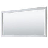 Wyndham Collection Daria 80-in White Double Sink Bathroom Vanity with White Carrara Marble Natural Marble Top (Mirror Included)