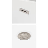 Wyndham Collection Carissa 5.9 ft. Acrylic Freestanding Bathtub with Chrome Trim