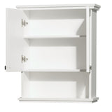 Wyndham Collection Acclaim 25-in W x 30-in H x 9.13-in D White Bathroom Wall Cabinet