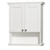 Wyndham Collection Acclaim 25-in W x 30-in H x 9.13-in D White Bathroom Wall Cabinet