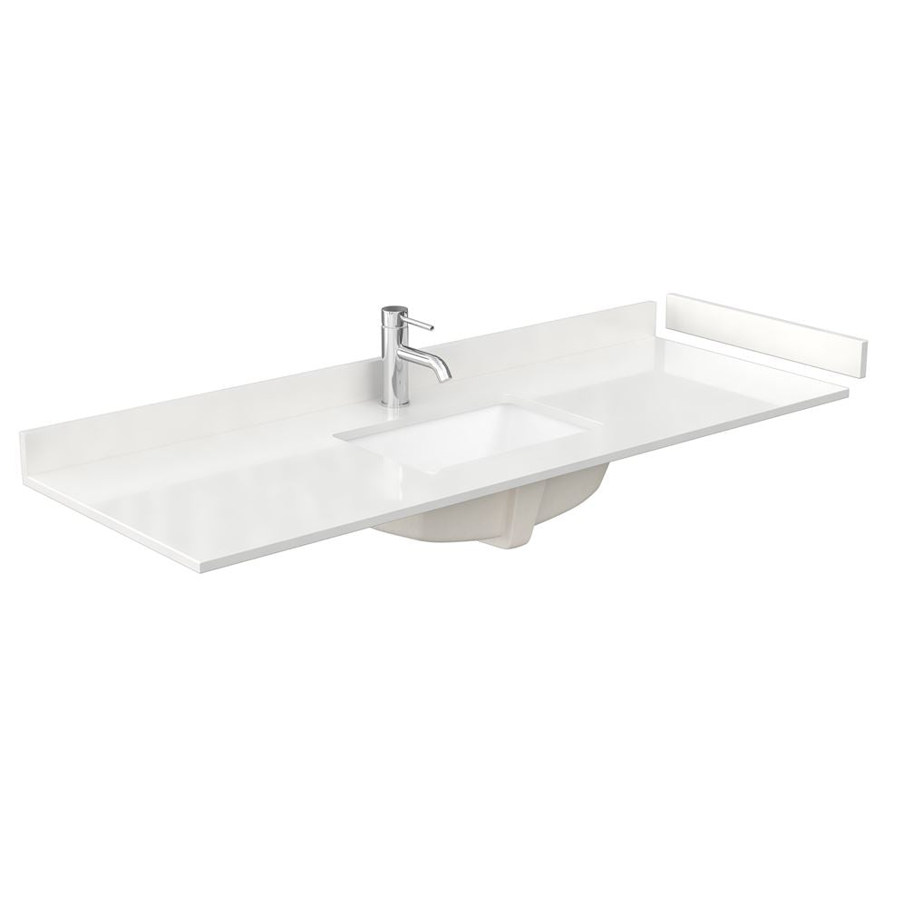 Wyndham Collection Sheffield 60-in Espresso Single Sink Bathroom Vanity with Ivory Natural Marble Top