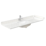 Wyndham Collection Sheffield 60-in Espresso Single Sink Bathroom Vanity with Ivory Natural Marble Top