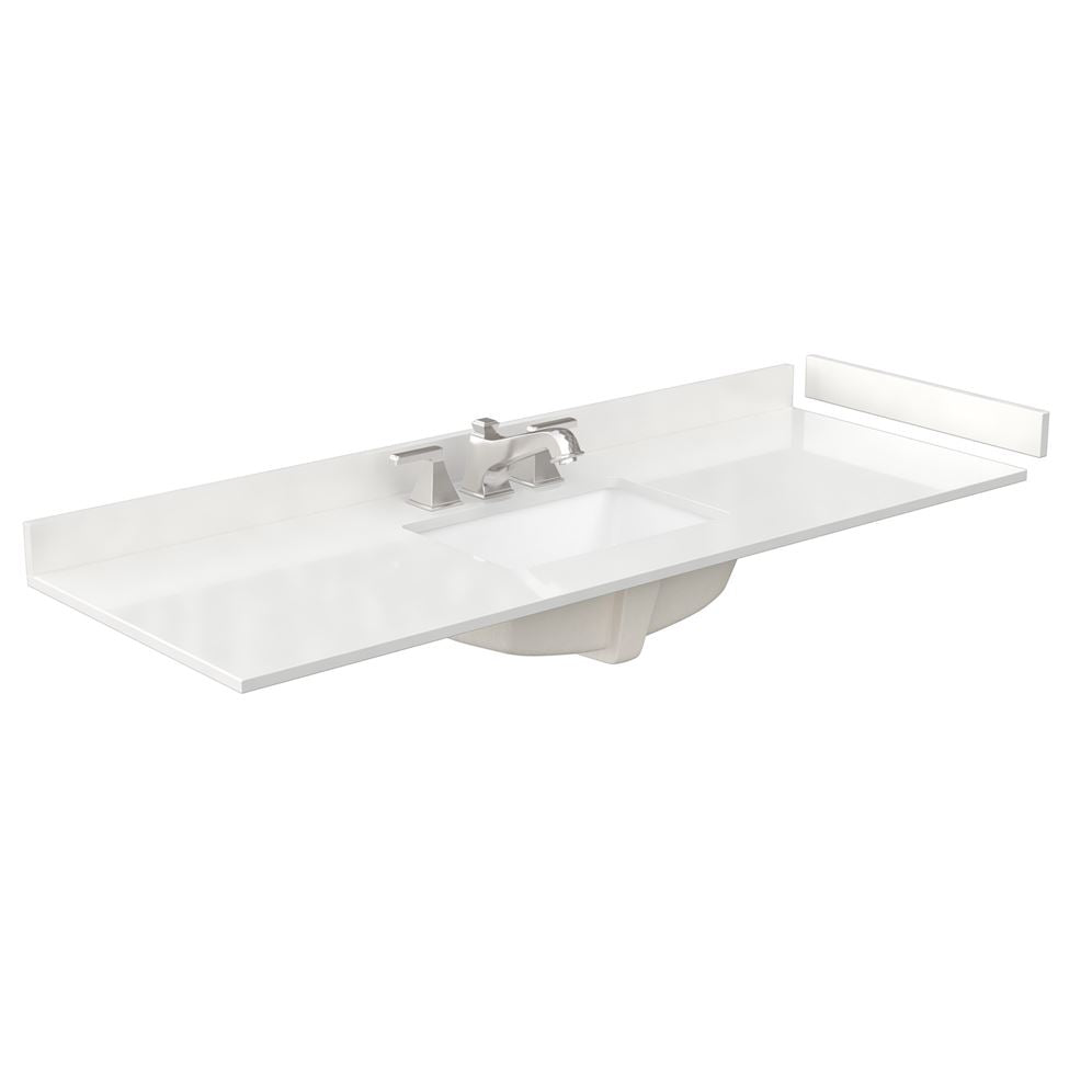 Wyndham Collection Deborah 60-in Dark Gray Single Sink Bathroom Vanity with White Carrara Marble Top