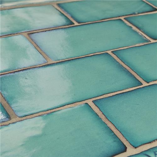 Merola Tile Antic Special Lava Verde 3 in. x 6 in. Ceramic Wall Subway Tile (4.38 sq. ft. / Case)