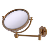 Allied Brass 8-in x 10-in Distressed Bronze Double-Sided Magnifying Wall-Mounted Vanity Mirror