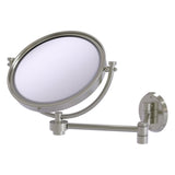 Allied Brass 8-in x 10-in Polished Nickel Double-Sided Magnifying Wall-Mounted Vanity Mirror