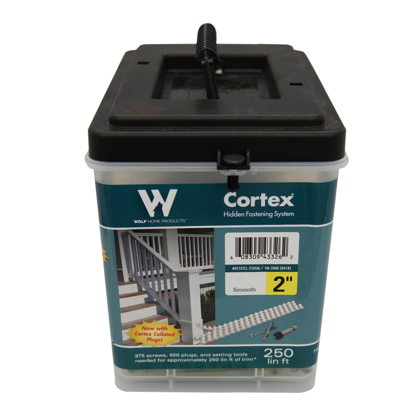 Cortex Fasteners for Wolf Trim 2" 375/Box 250 LF