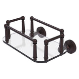 Allied Brass Waverly Place Collection Wall Mounted Glass Guest Towel Tray in Brushed Bronze