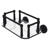Allied Brass Waverly Place Collection Wall Mounted Glass Guest Towel Tray in Brushed Bronze