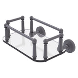 Allied Brass Waverly Place Collection Wall Mounted Glass Guest Towel Tray in Brushed Bronze