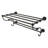 Allied Brass Waverly Place Satin Nickel Wall Mount Towel Rack, 24/36 in