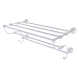 Allied Brass Waverly Place Satin Nickel Wall Mount Towel Rack, 24/36 in