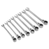 WEN WR162 Professional-Grade Reversible Ratcheting Metric Combination Wrench Set with Storage Pouch (16-Piece)