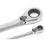 WEN WR162 Professional-Grade Reversible Ratcheting Metric Combination Wrench Set with Storage Pouch (16-Piece)